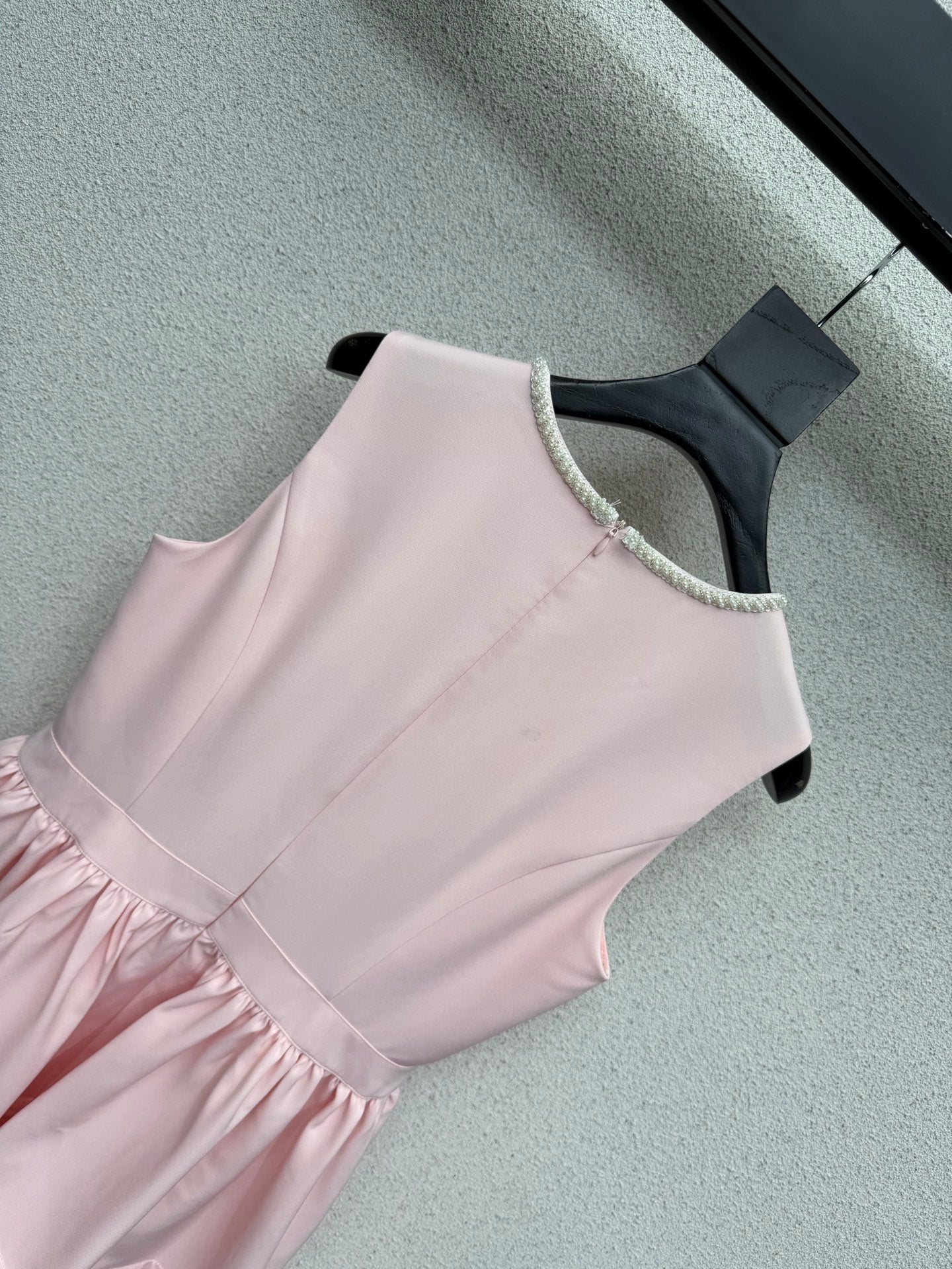 CC 26s Sleeveless Dresses Light Pink Cotton Polyester 398289