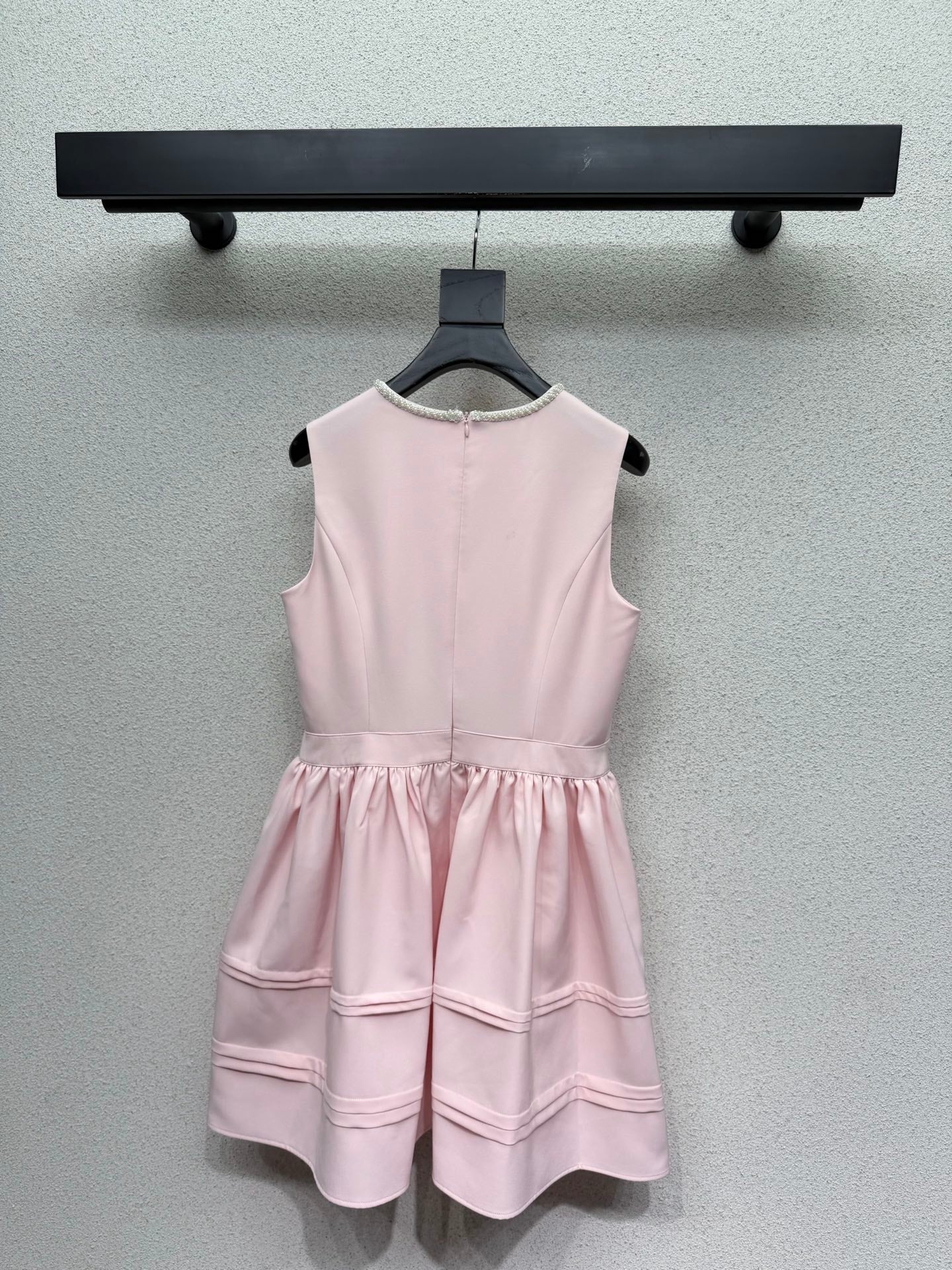 CC 26s Sleeveless Dresses Light Pink Cotton Polyester 398289