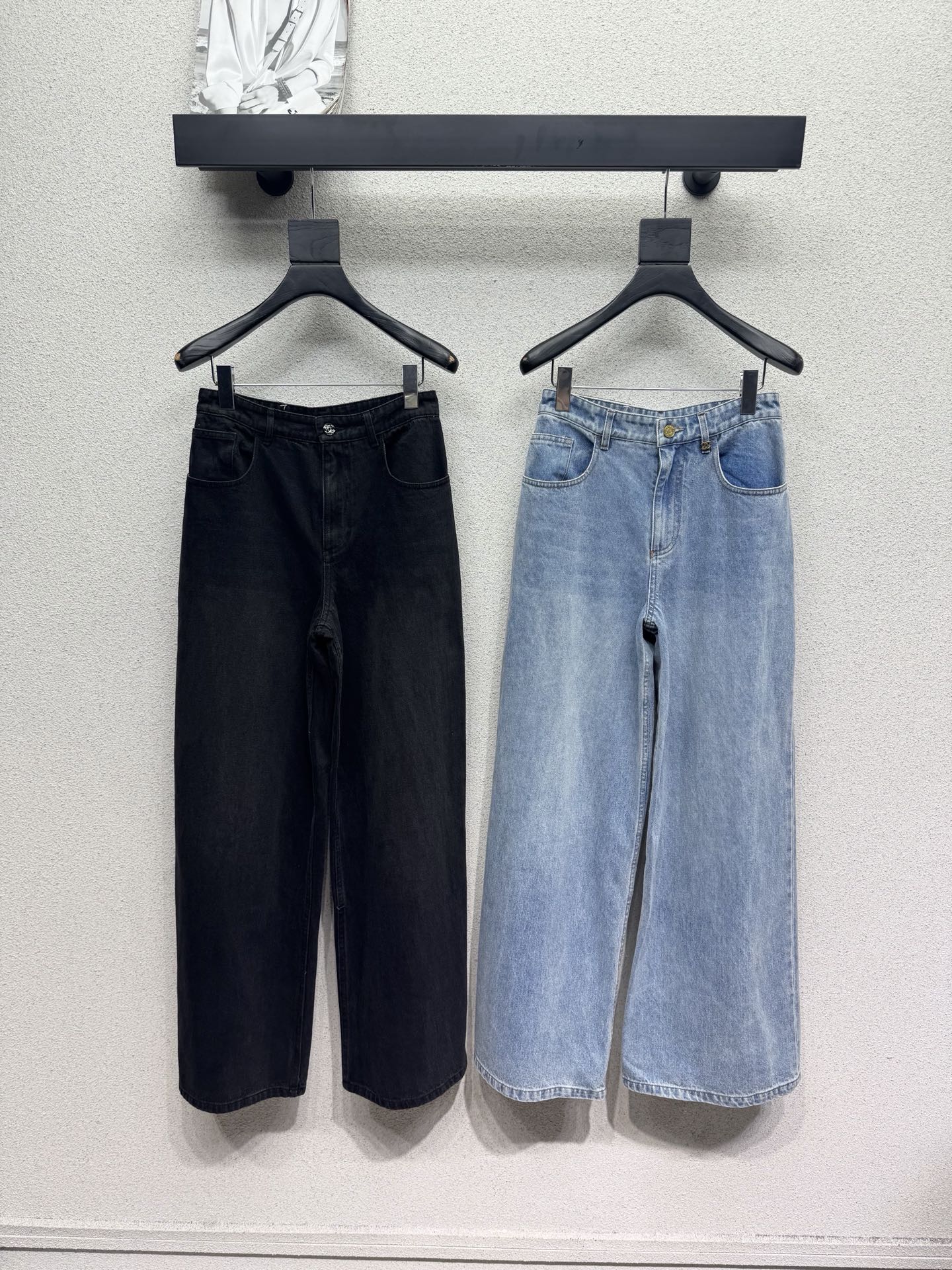 CC 26s Wide-Leg Straight-Leg Jeans Denim 397723