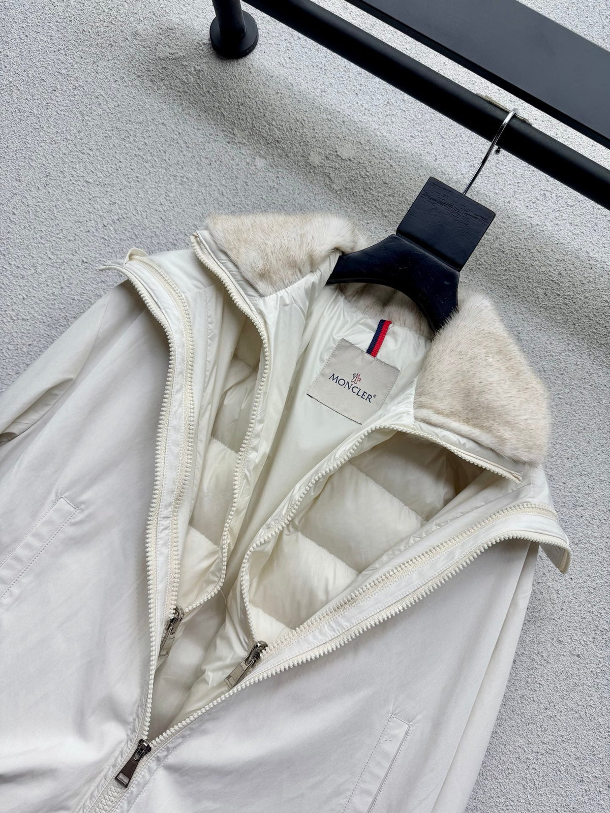 MC 26s Vest Windbreaker Set White Polyester Cotton 439031