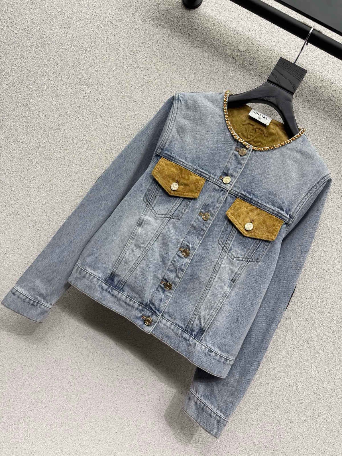 CC 26s Jacket Blue Denim Cotton 439013