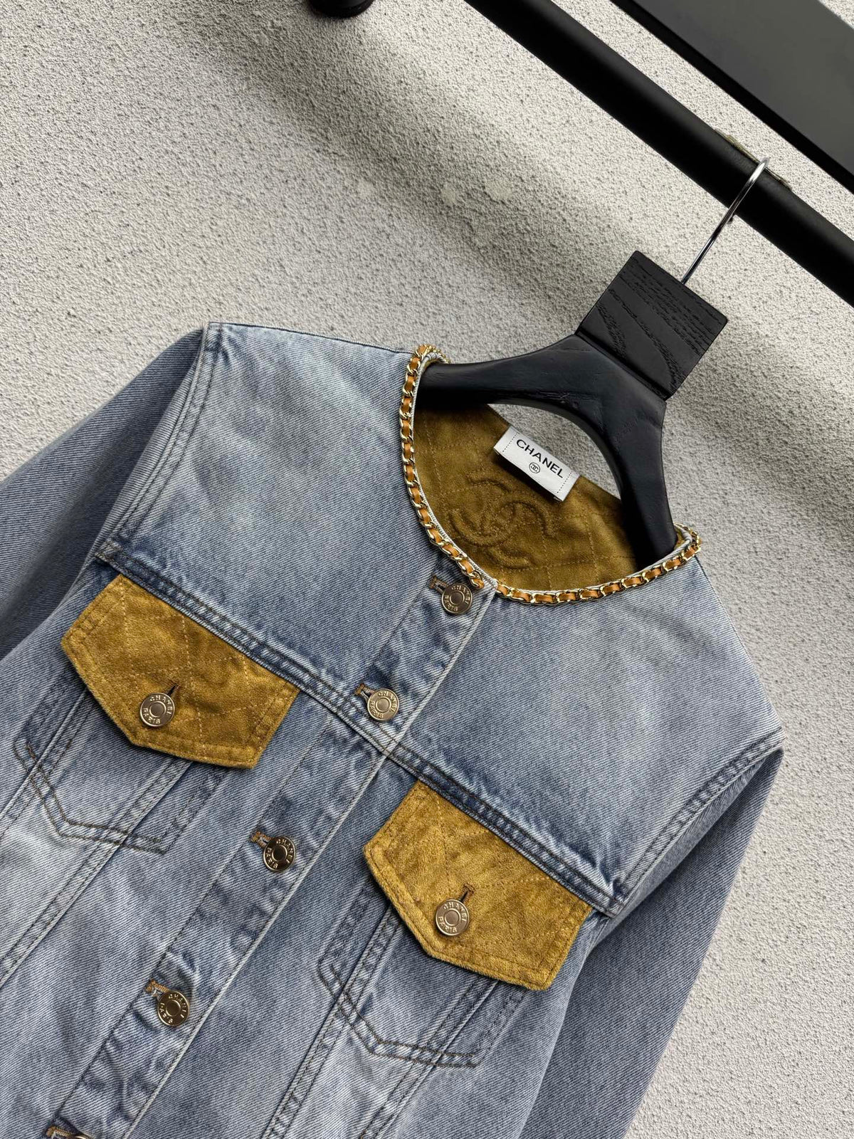 CC 26s Jacket Blue Denim Cotton 439013