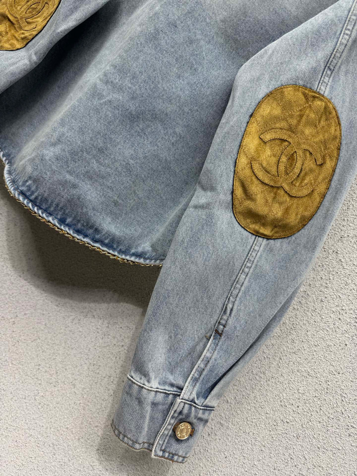 CC 26s Jacket Blue Denim Cotton 439004
