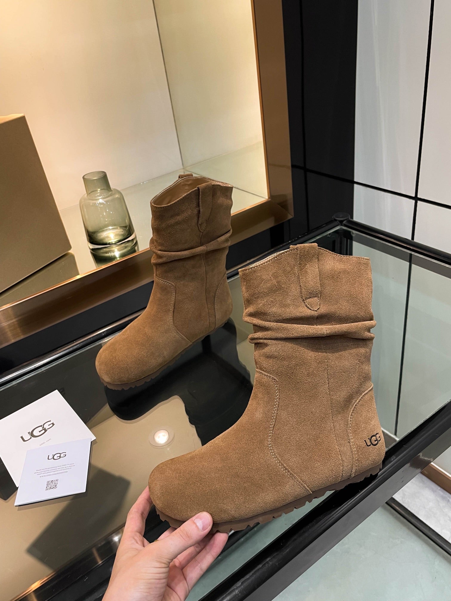 UGG Tasman Boots Brown Suede 527291