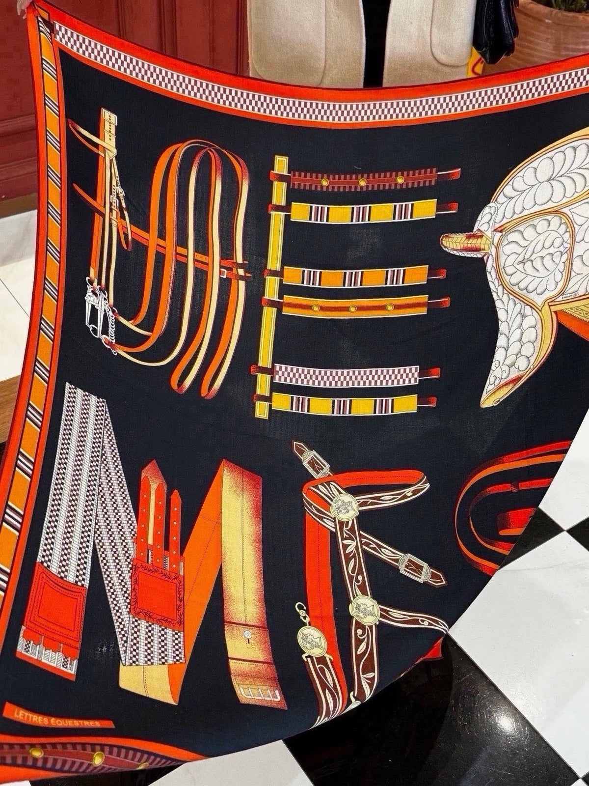 HM 26s Scarf 140 In Cashmere And Silk 433923