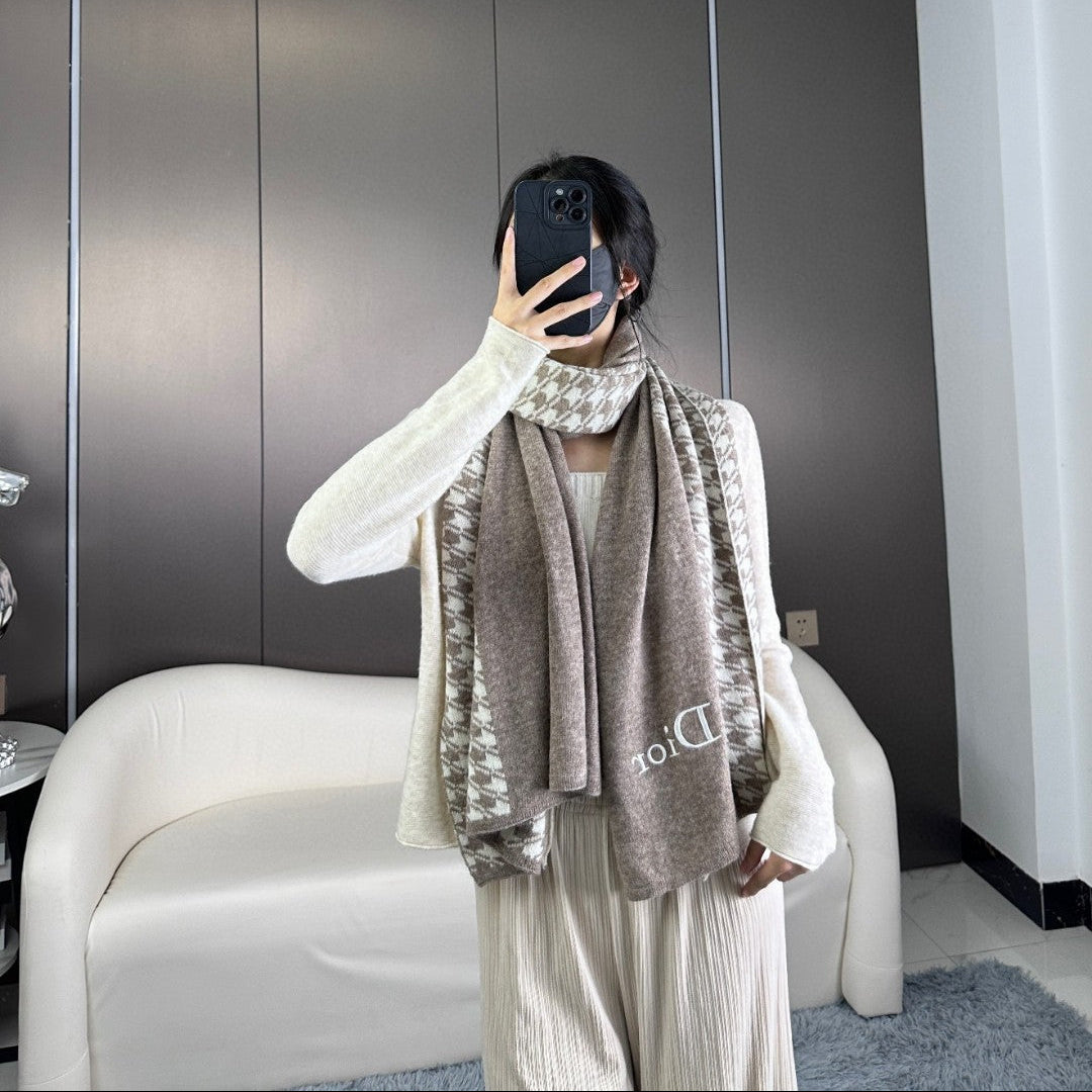 Dior 26s Scarf 190cm In Cashmere 130109