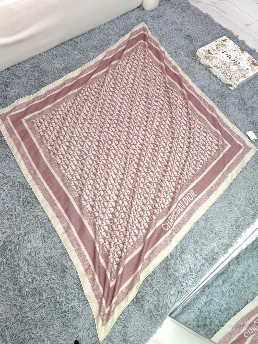 Dior 26s Scarf 140cm Silk & Cashmere 304568