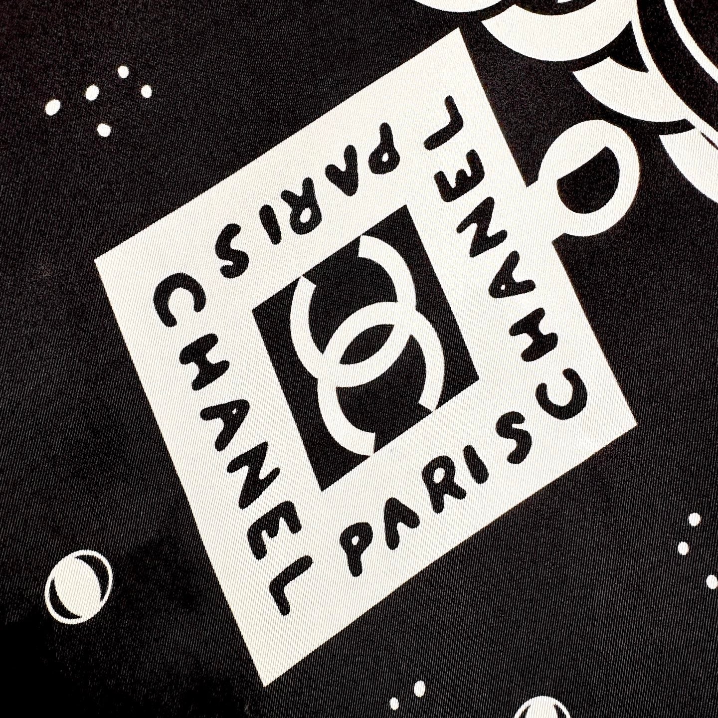 Chanel 26s Scarf 90 In Silk 304581