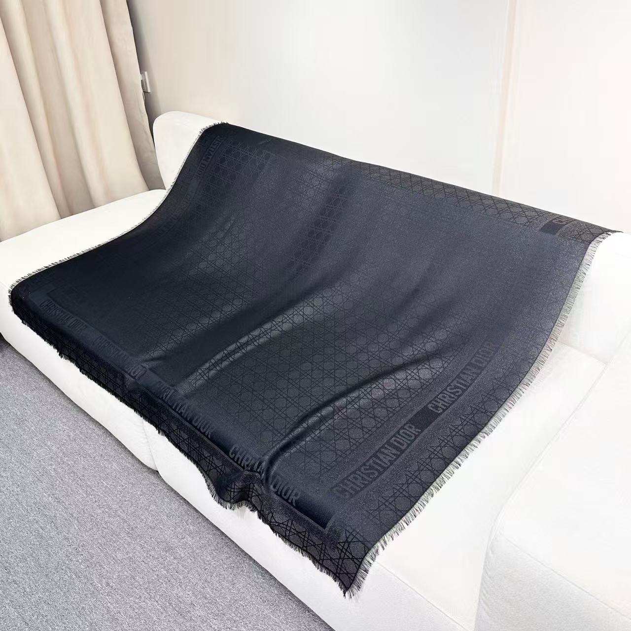 Dior 26s Scarf 140cm Silk & Cashmere 303199
