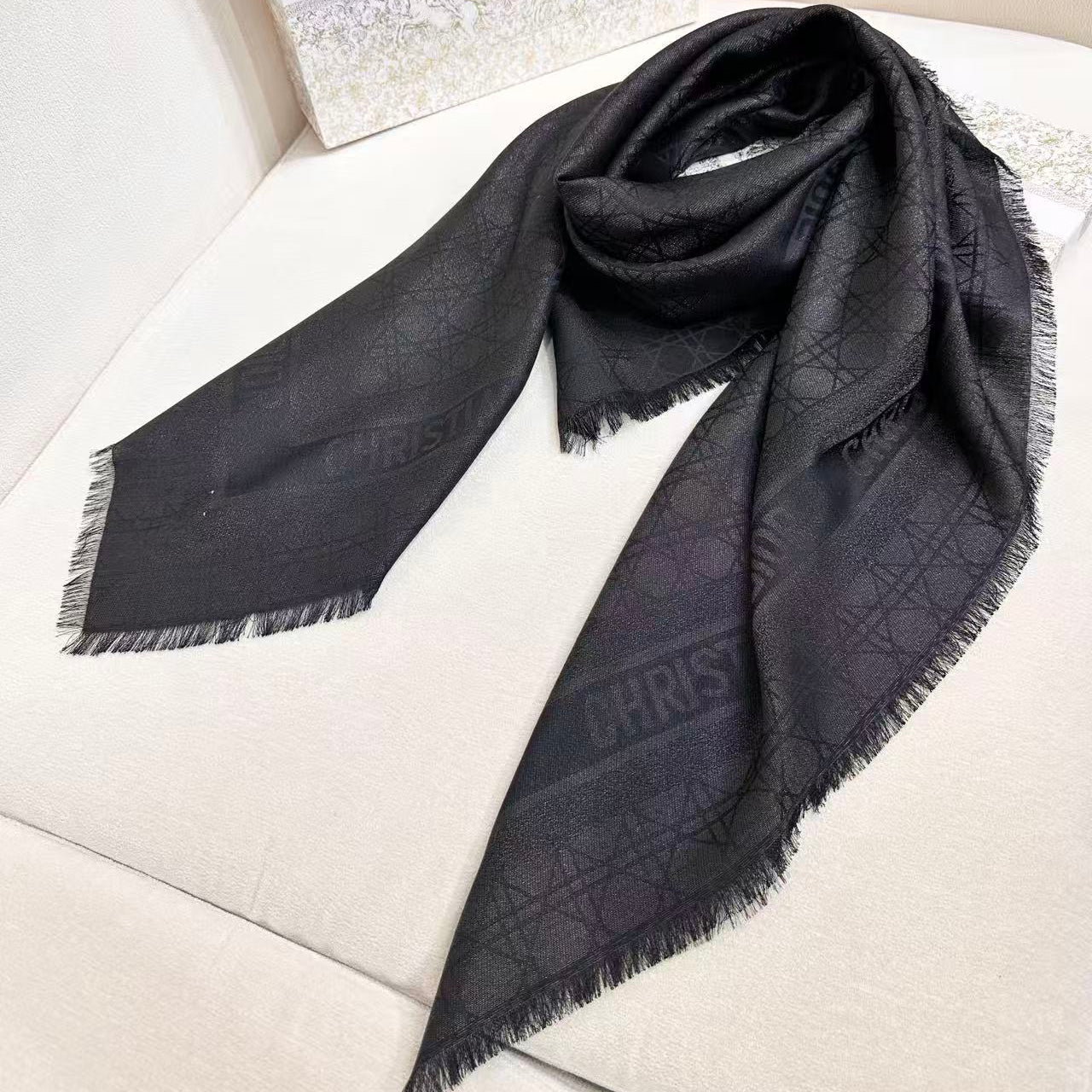 Dior 26s Scarf 140cm Silk & Cashmere 303199