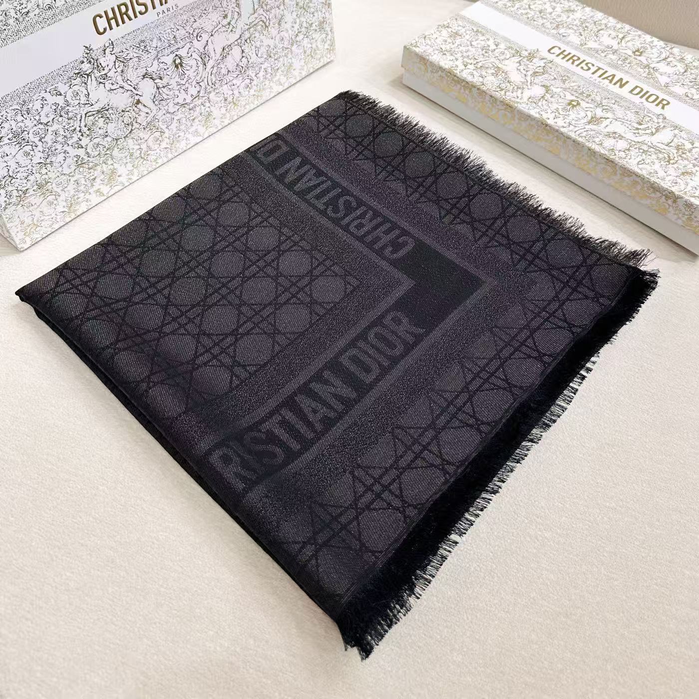 Dior 26s Scarf 140cm Silk & Cashmere 303199
