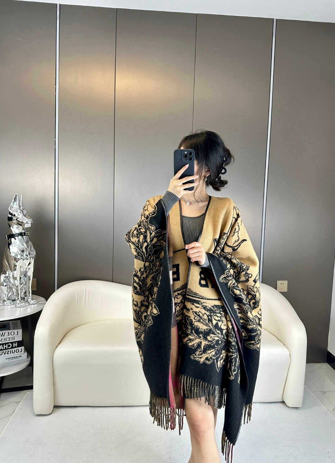 BRR 26s Scarf 140 In Cashmere 446660