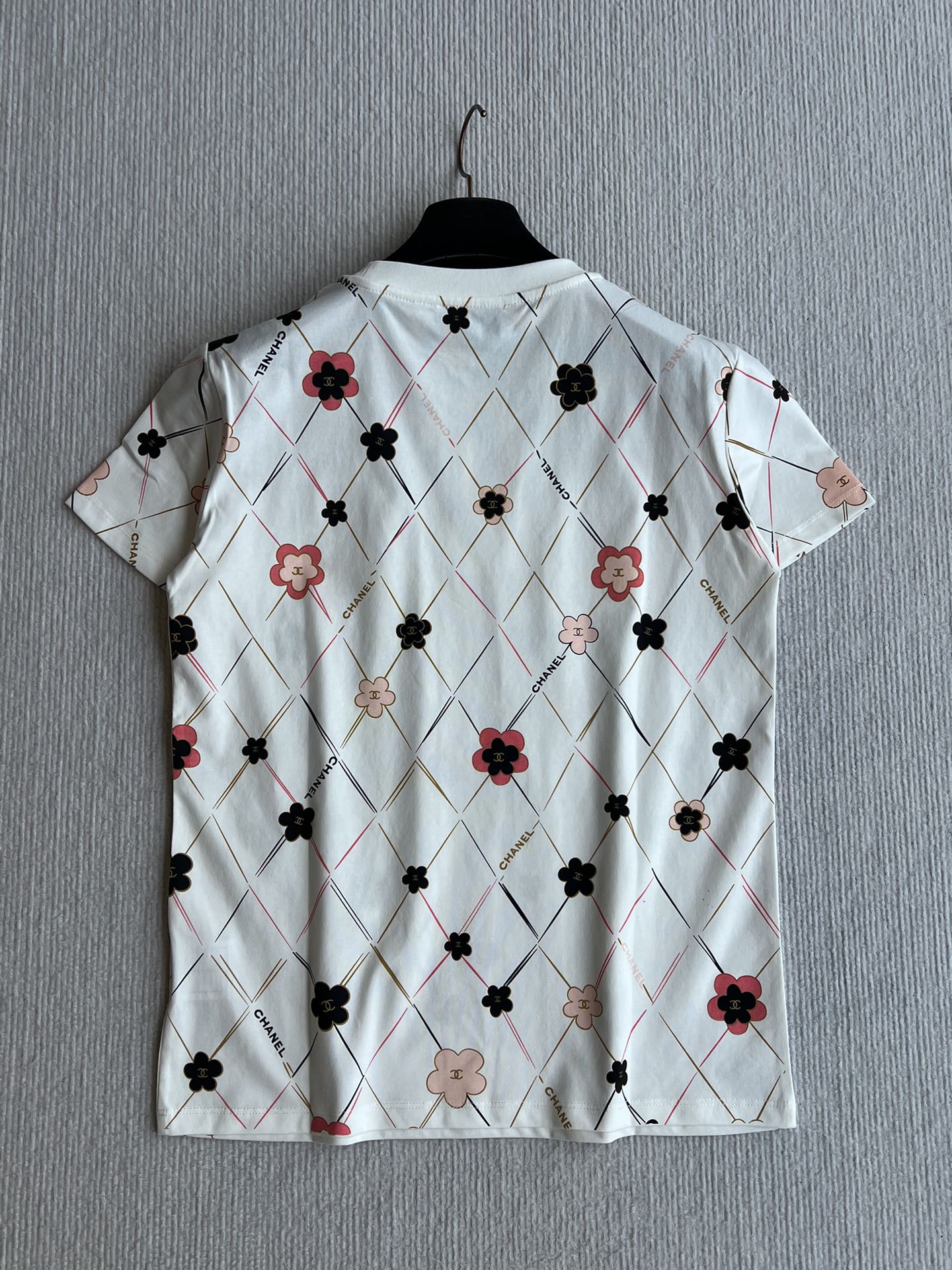 CC 25 Round- Neck T-shirt In White  Cotton 277250