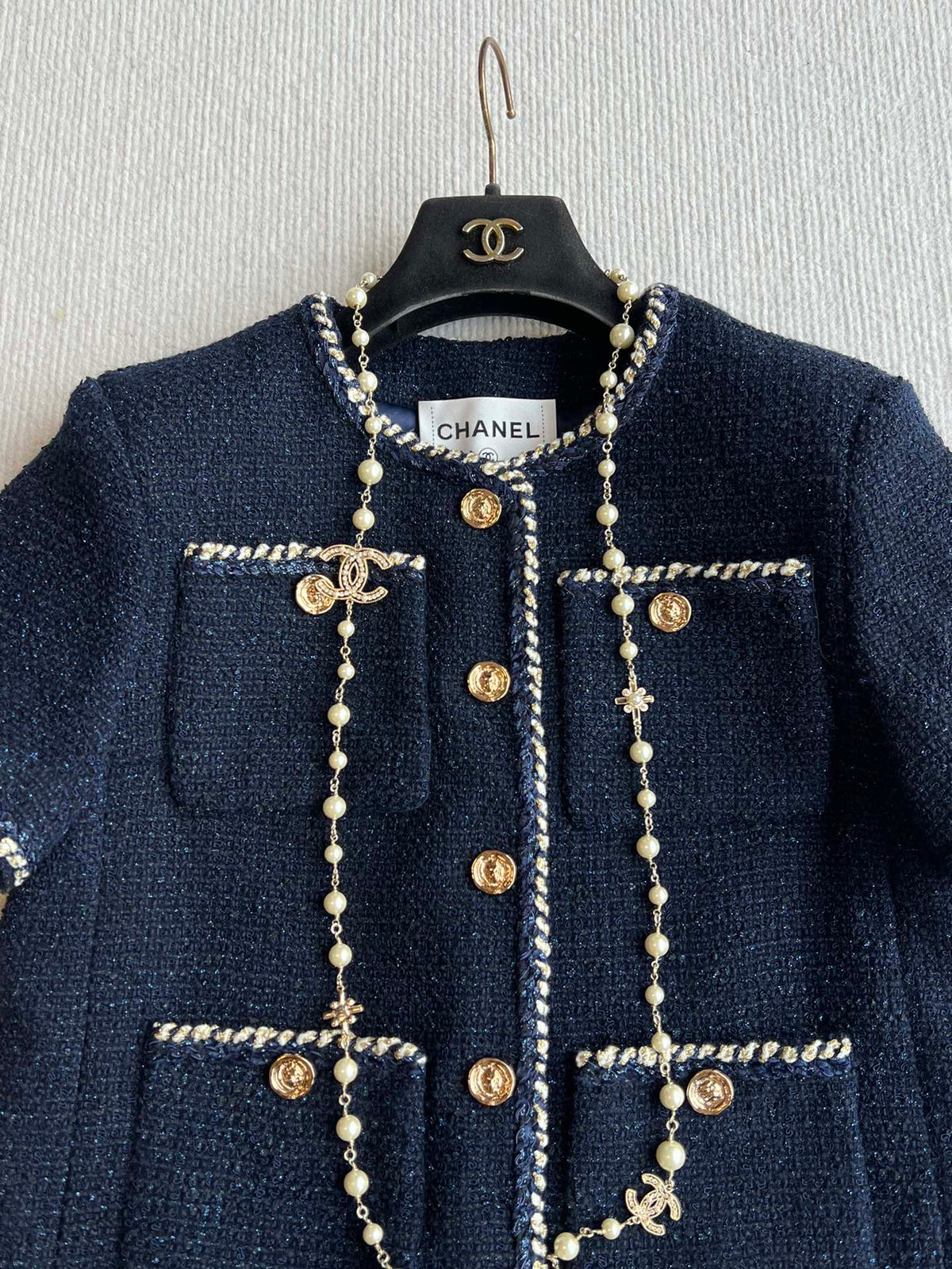 Chanel Short-Sleeve Wool Jacket Style 29