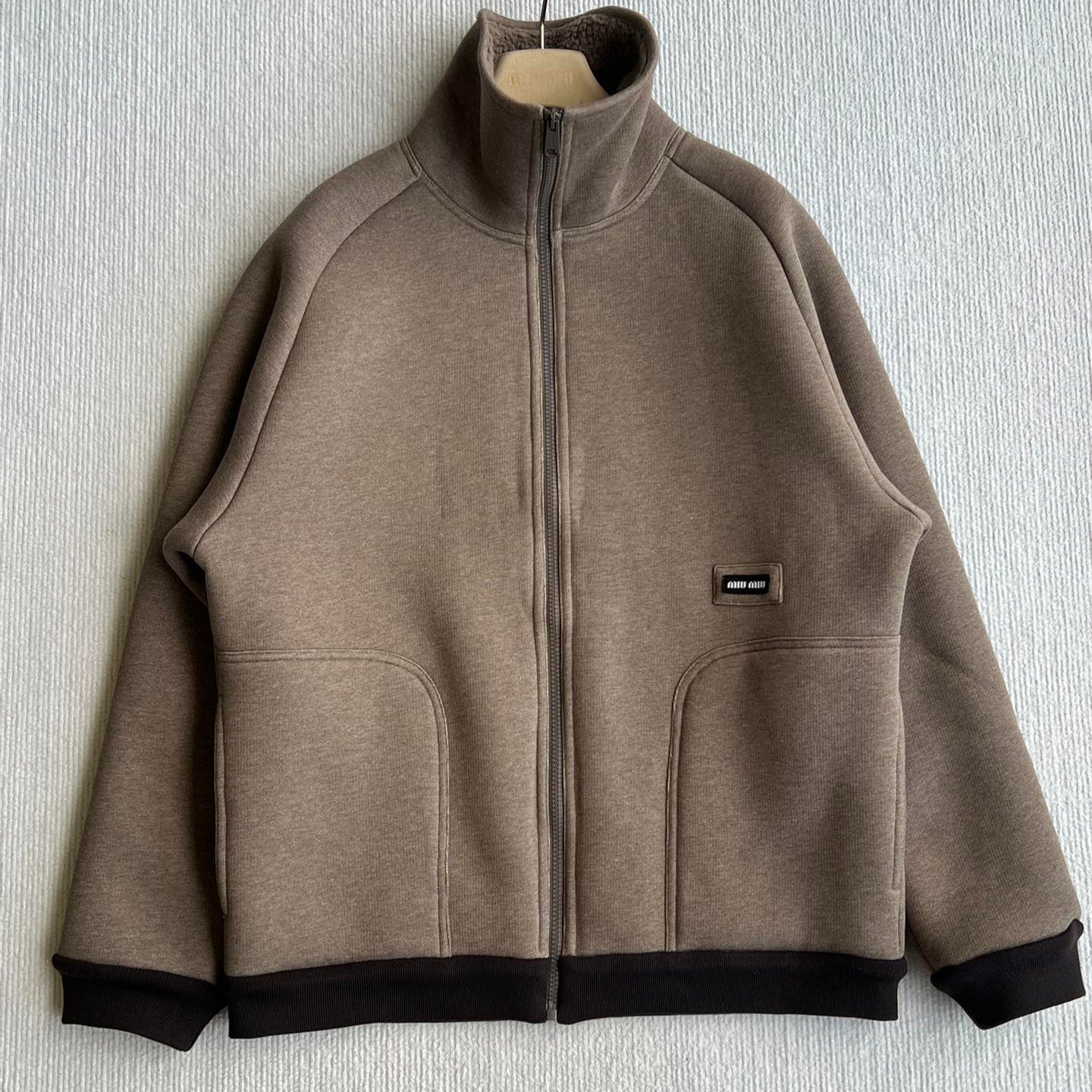 Miu Miu 25 Jacket Dark Brown Polyester 300164