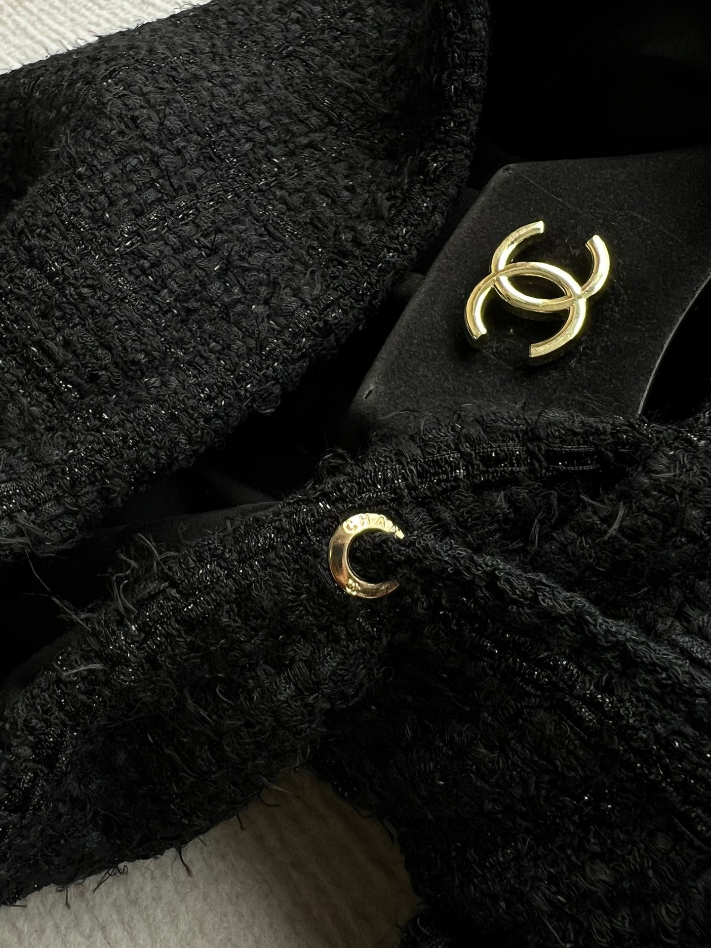 CC 25 Jacket Black Hooded Cotton 300144