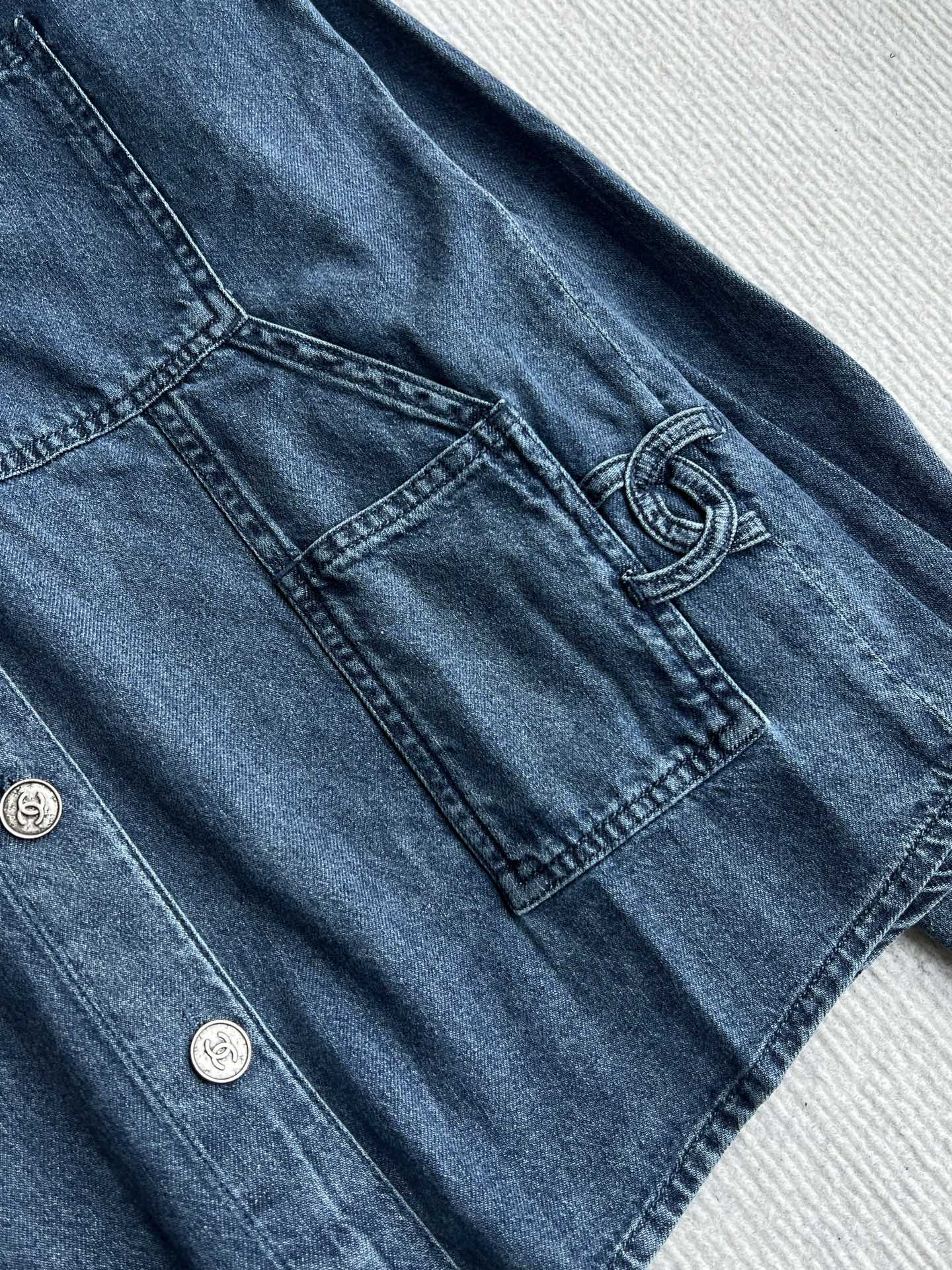 CC 26s Shirt Jacket Blue Denim 360042