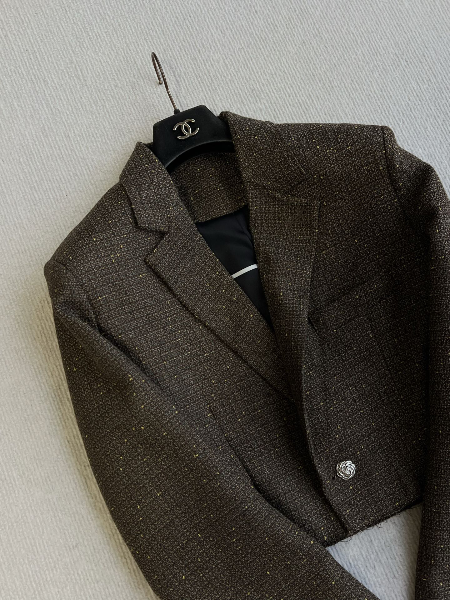 CC 26s Suit Deep Taupe Tweed 405213