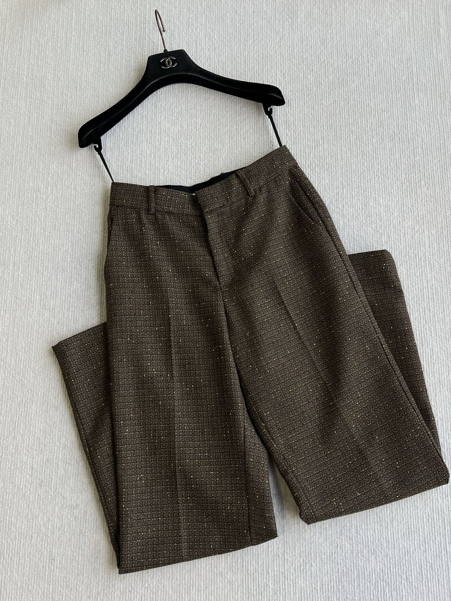 CC 26s Long Pant Deep Taupe Tweed 405214