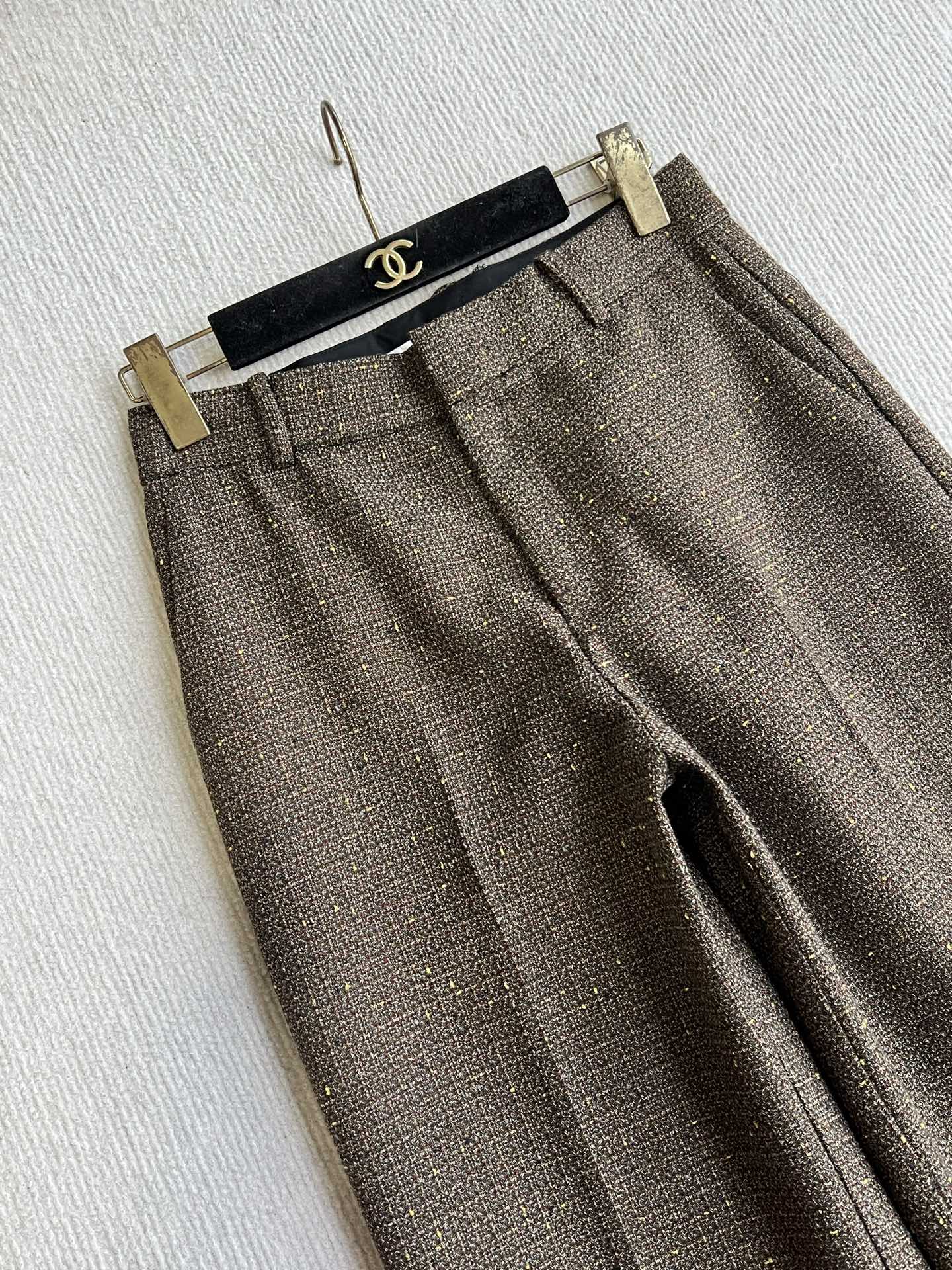 CC 26s Long Pant Deep Taupe Tweed 405214