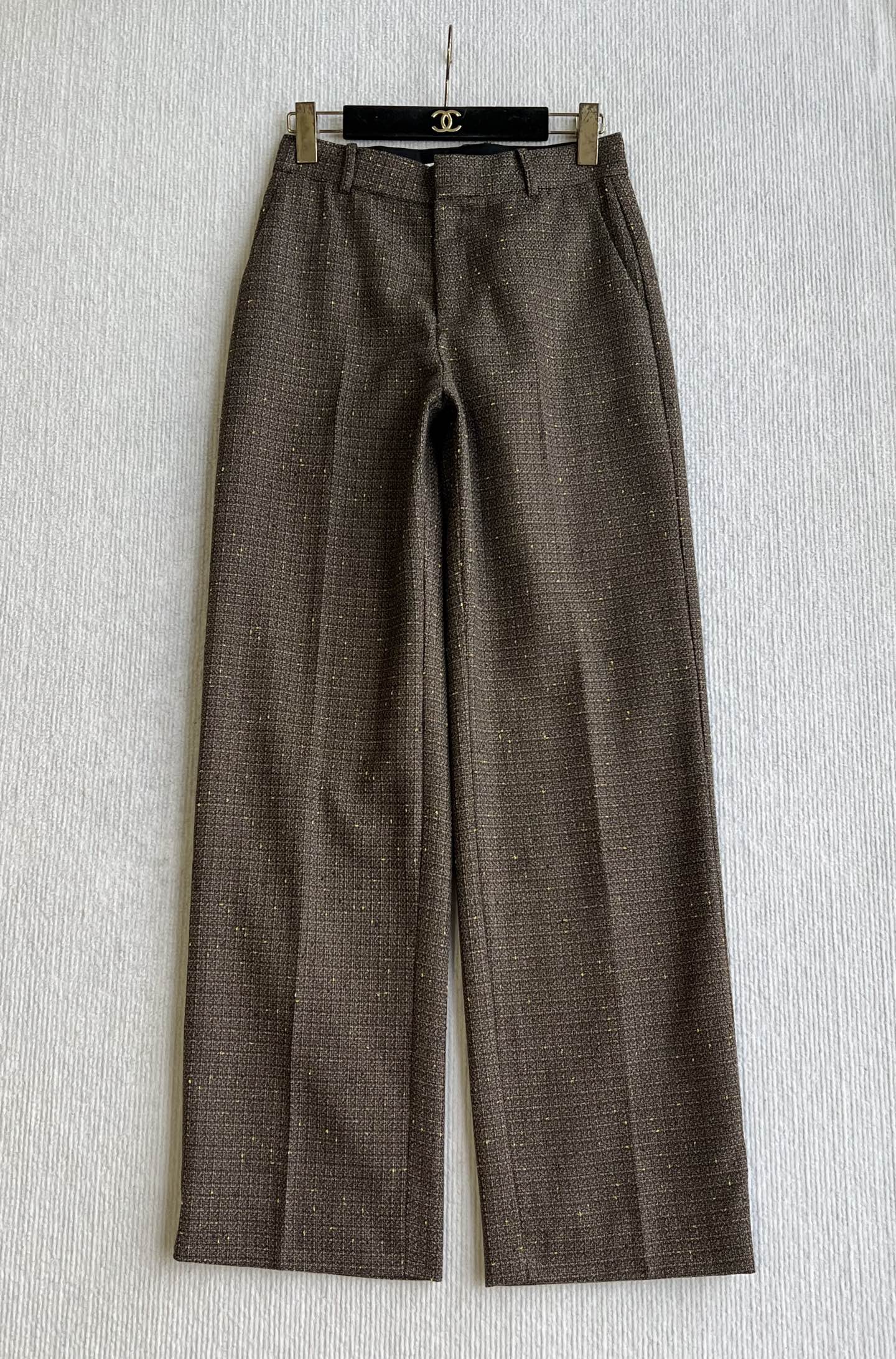 CC 26s Long Pant Deep Taupe Tweed 405214