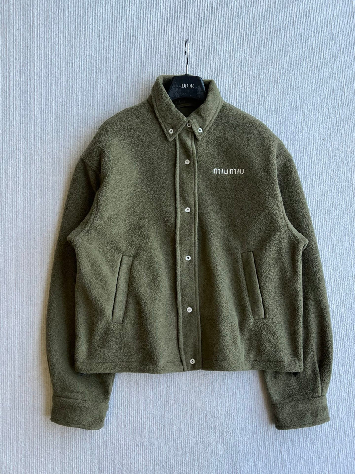 MM 26s Fleece Jacket Recycled Polyester Blend Olive Green 439725