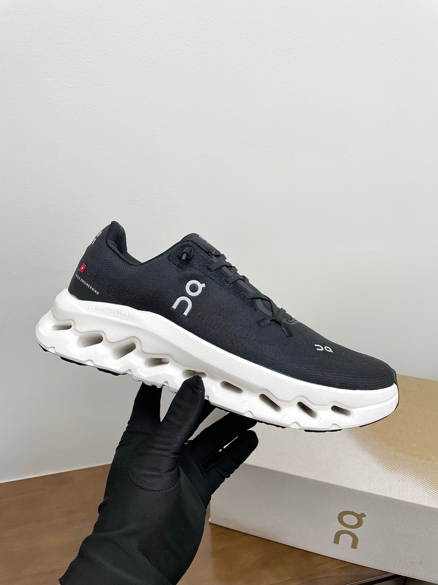 Loewe 26s Cloudsolo Sneakers Black White Recycled Polyester