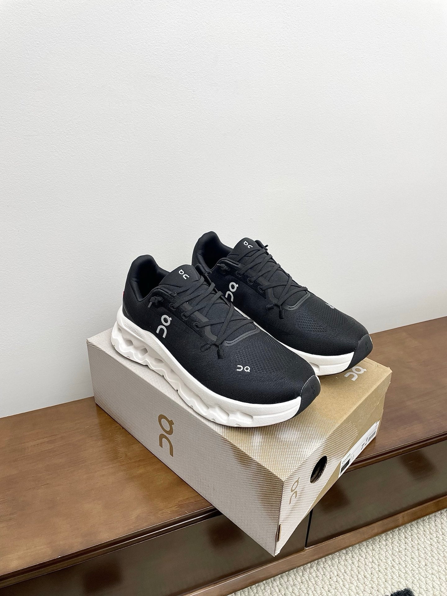 Loewe 26s Cloudsolo Sneakers Black White Recycled Polyester