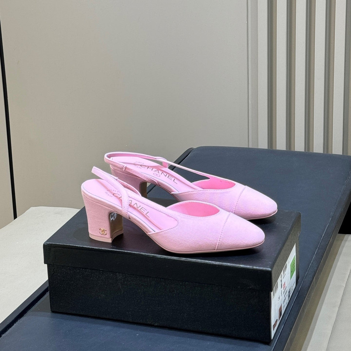 CC 26s Cap-Toe Slingbacks 6.5cm Pink Velvet 150297