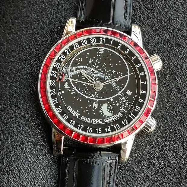 Patek Philippe Celestial Grand Complication 44mm Red Gemstones Black Dial