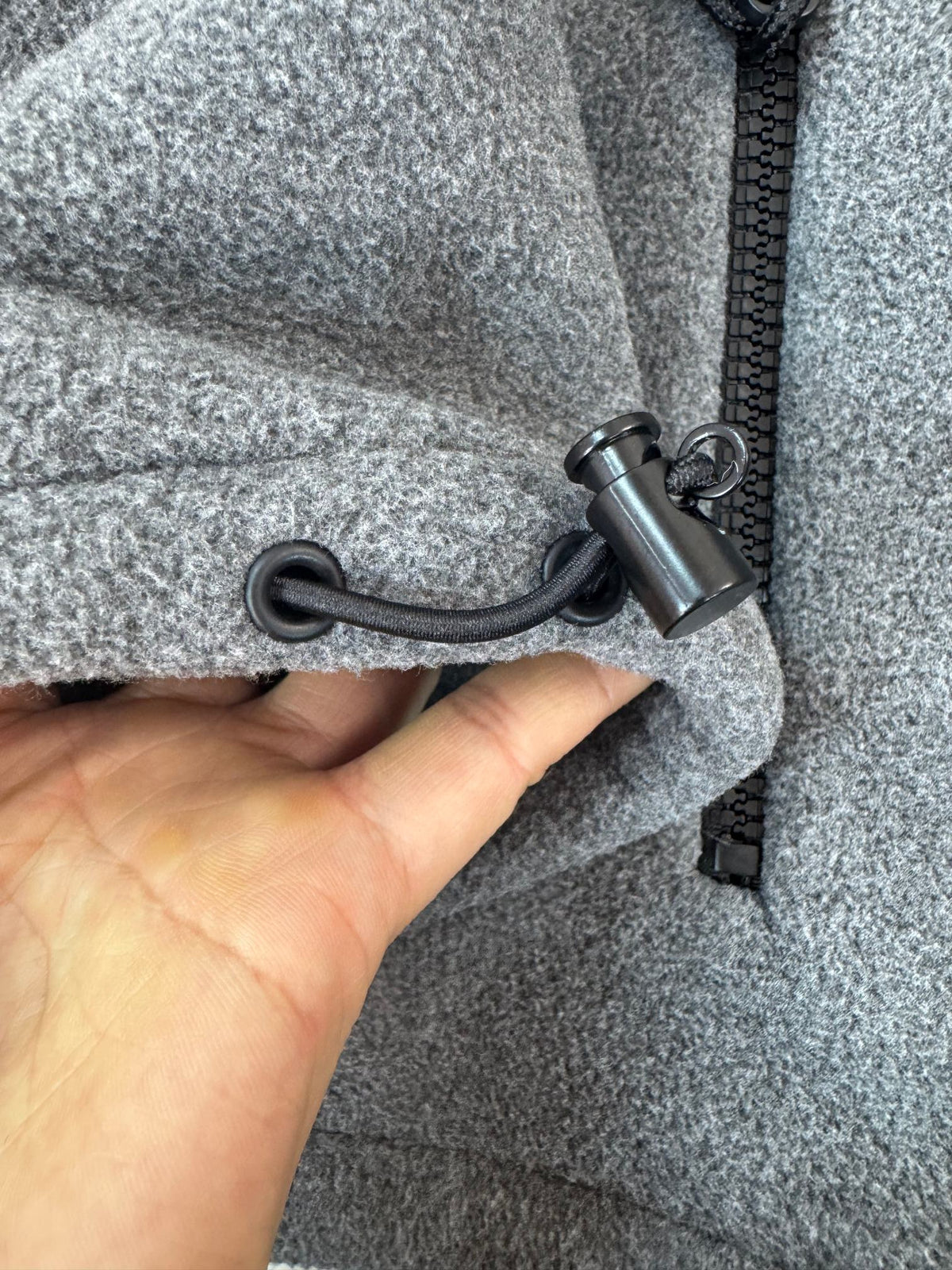 Miu 26s Fleece Jacket Grey Cashmere Cotton 433022