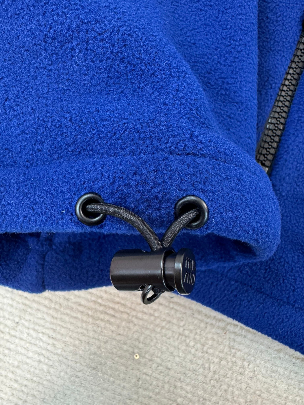 Miu 26s Fleece Jacket Blue Cashmere Cotton 433036