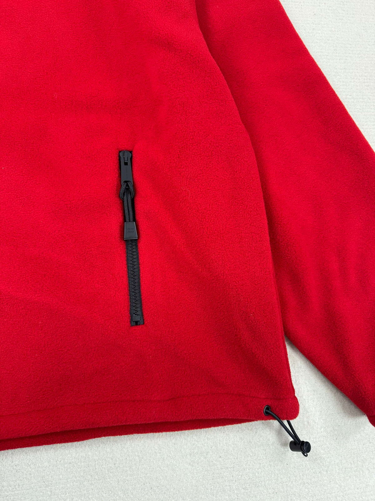 Miu 26s Fleece Jacket Red Cashmere Cotton 433030