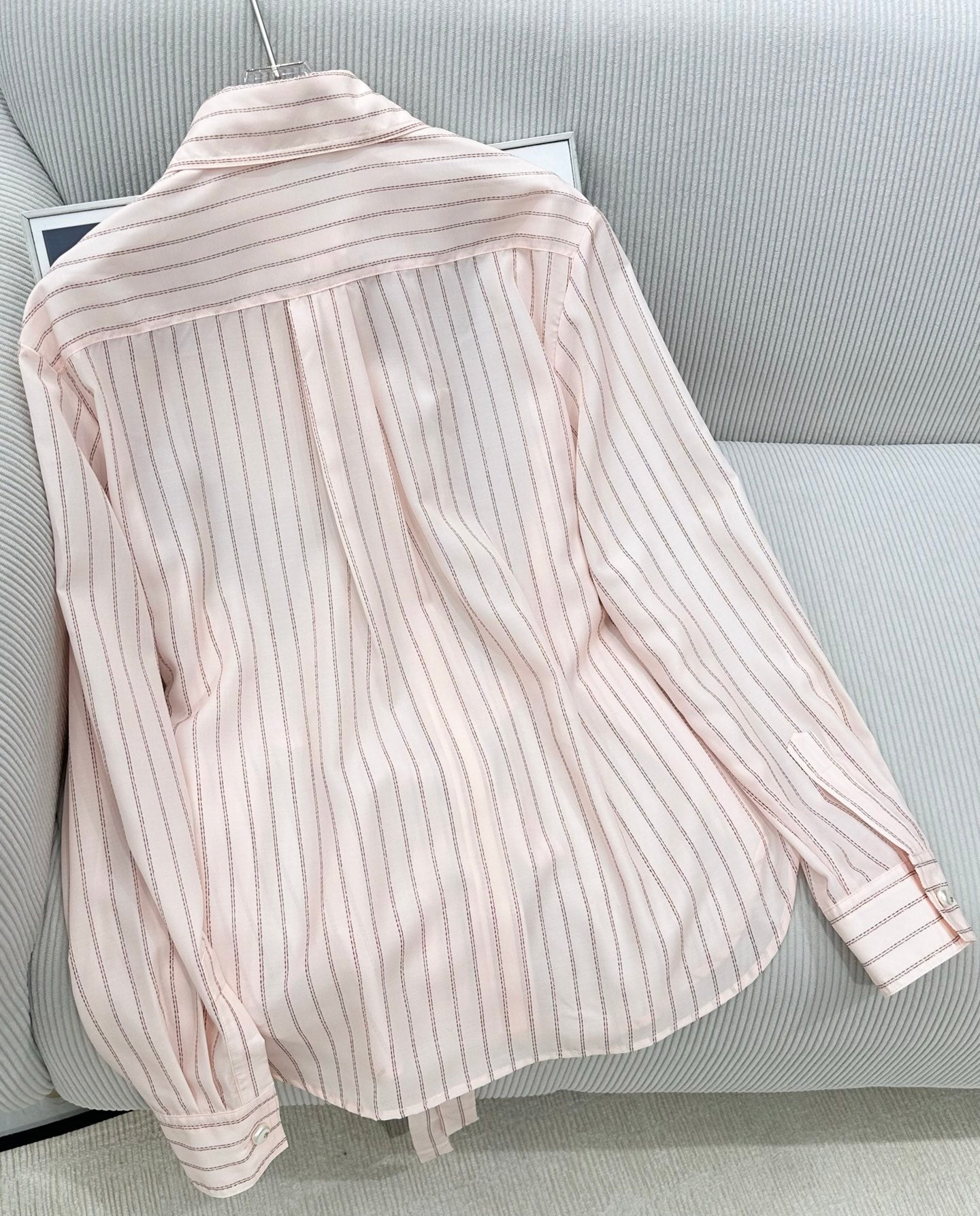 CC 26s Long-Sleeved Shirt Pale Pink Cotton 415527