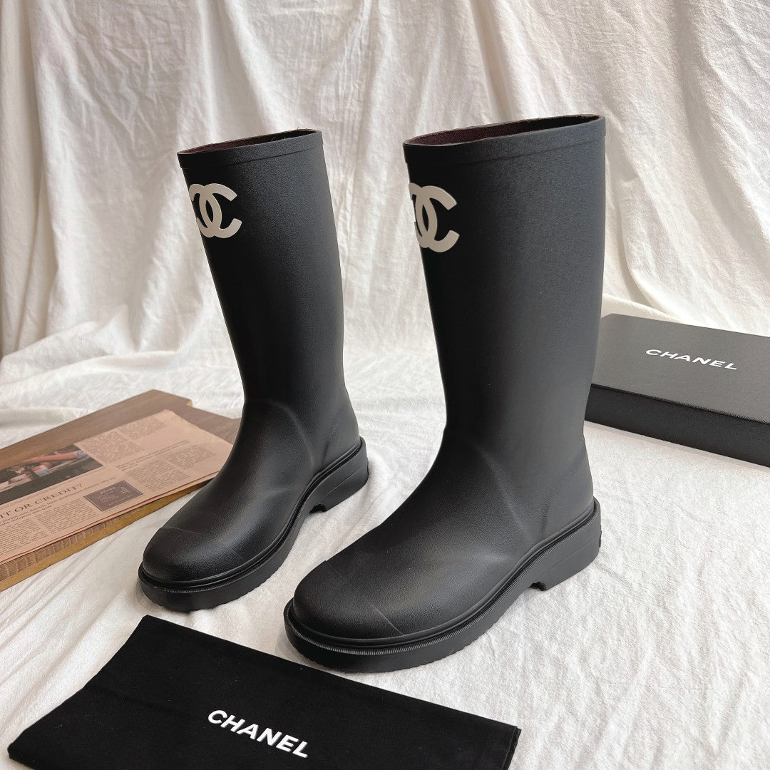 CC 26s Rain Boots Black Rubber 928092