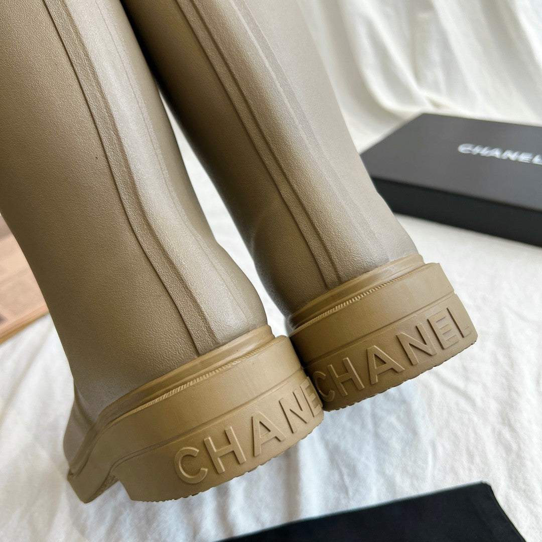 CC 26s Rain Boots Taupe Rubber 928091