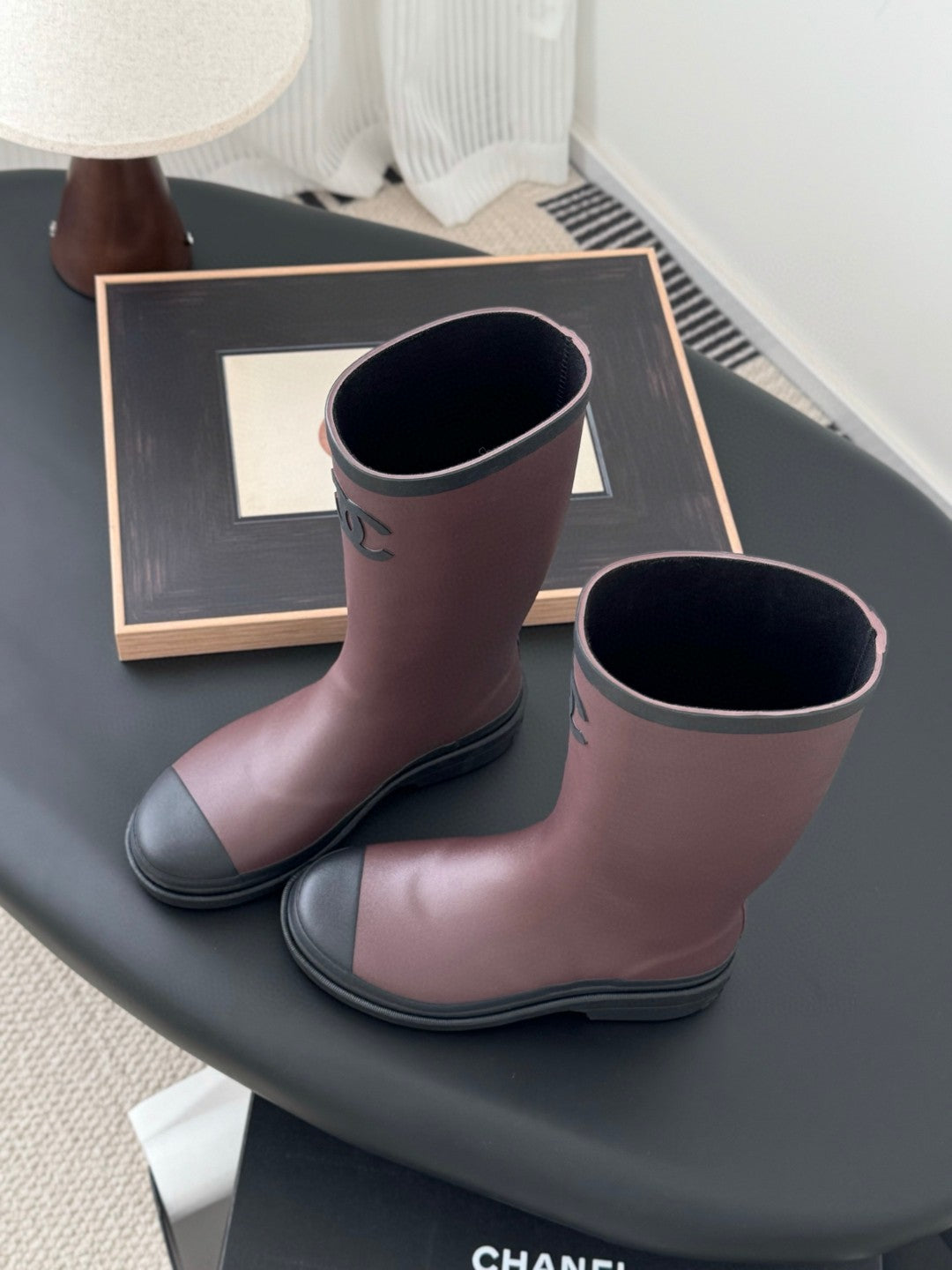 CC 26s Rain Boots Burgundy Rubber 927128