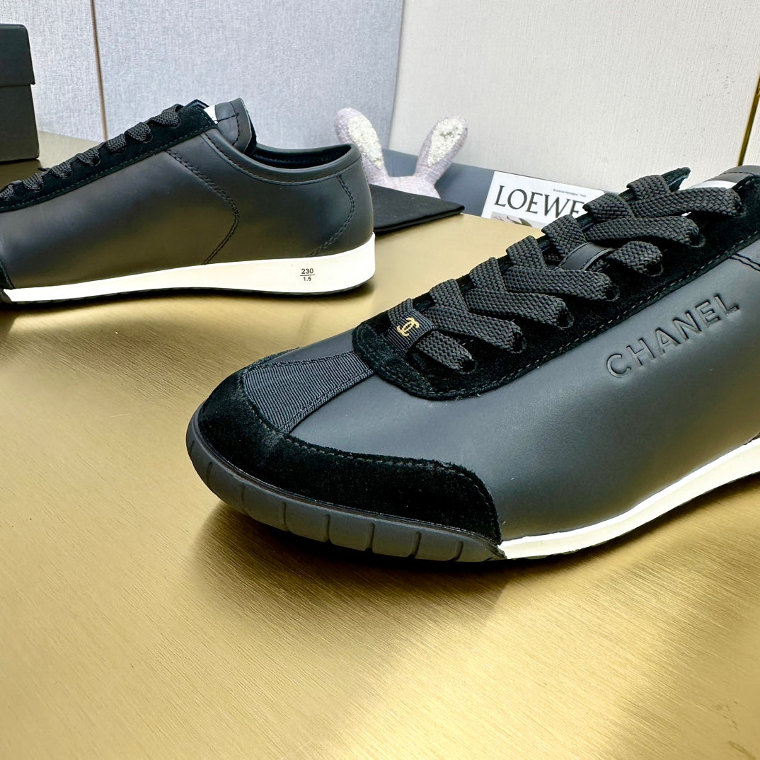 CC 26s Sneakers Black White Calfskin 140270