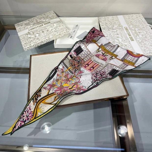 Dior 2026 Avenue Scarf 120mm Silk 209106