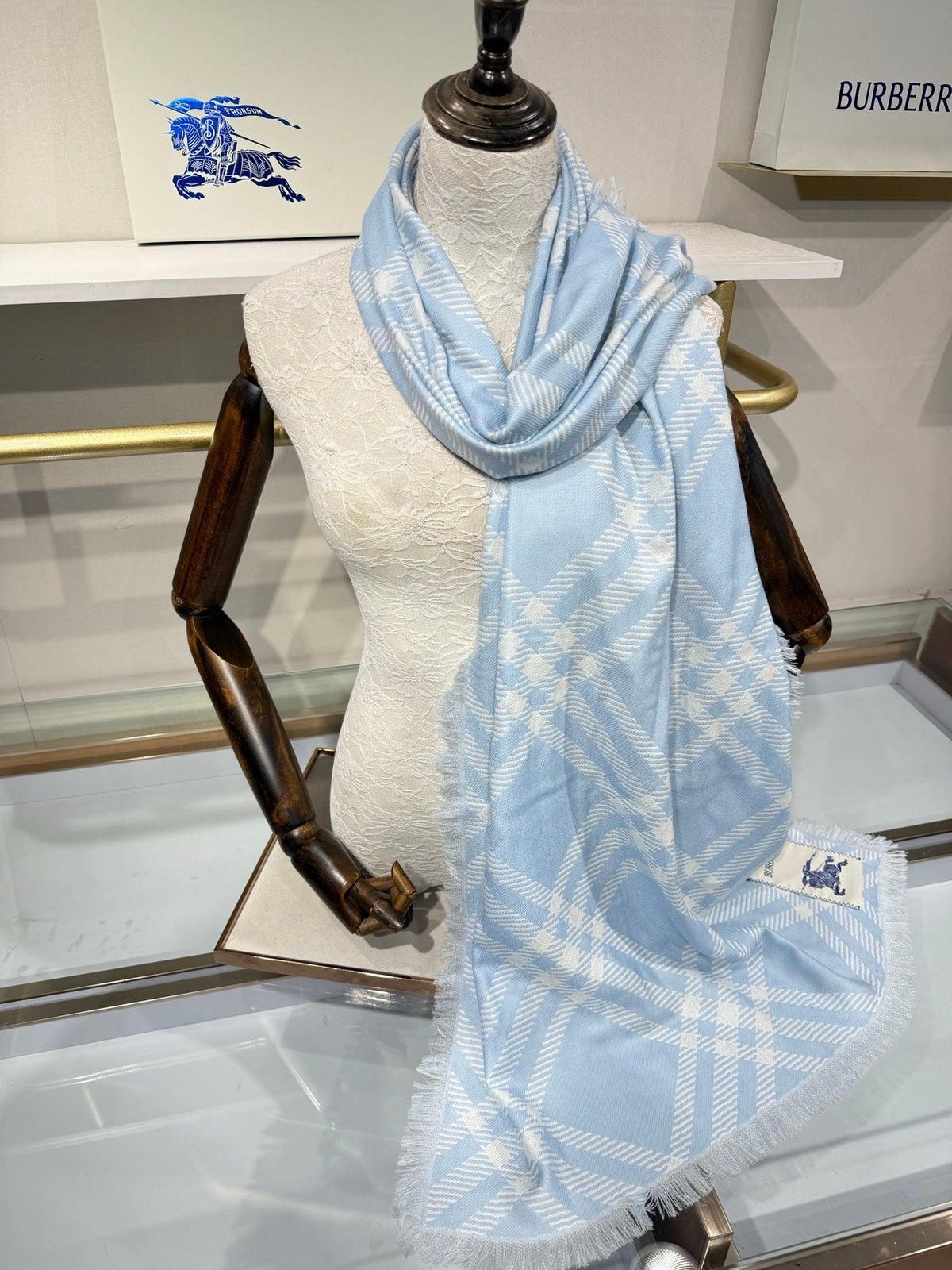 BRR 26s Scarf 200x65cm In Wool Silk 217511