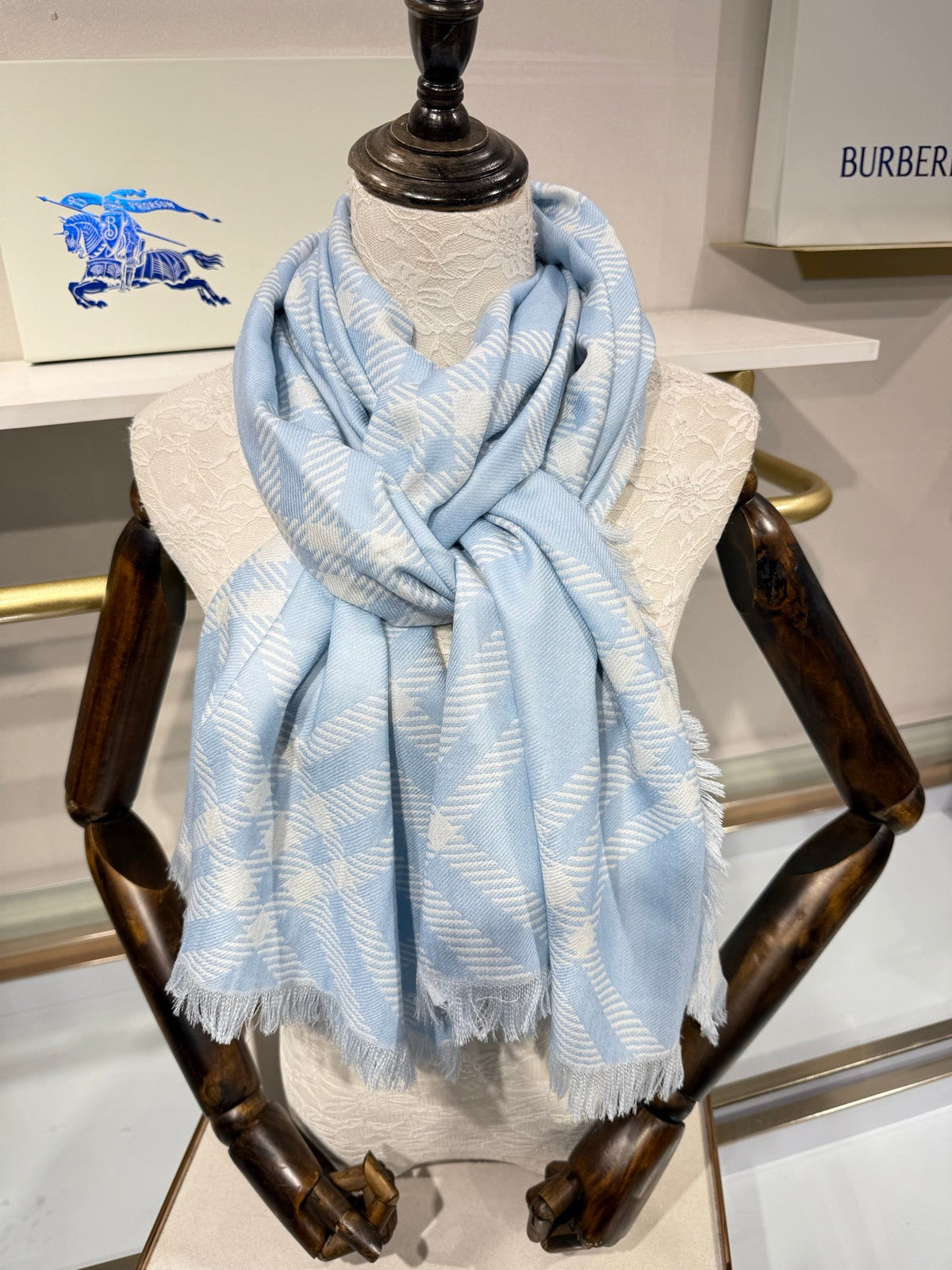 BRR 26s Scarf 200x65cm In Wool Silk 217511