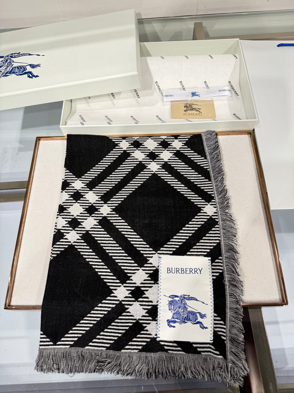 BRR  26s Scarf 200x65cm In Wool Silk 217513