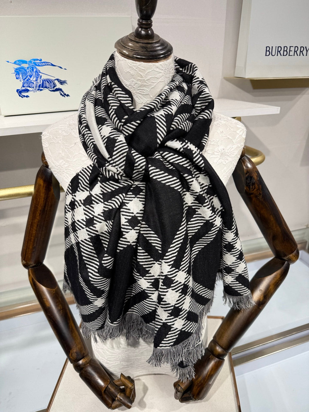 BRR  26s Scarf 200x65cm In Wool Silk 217513