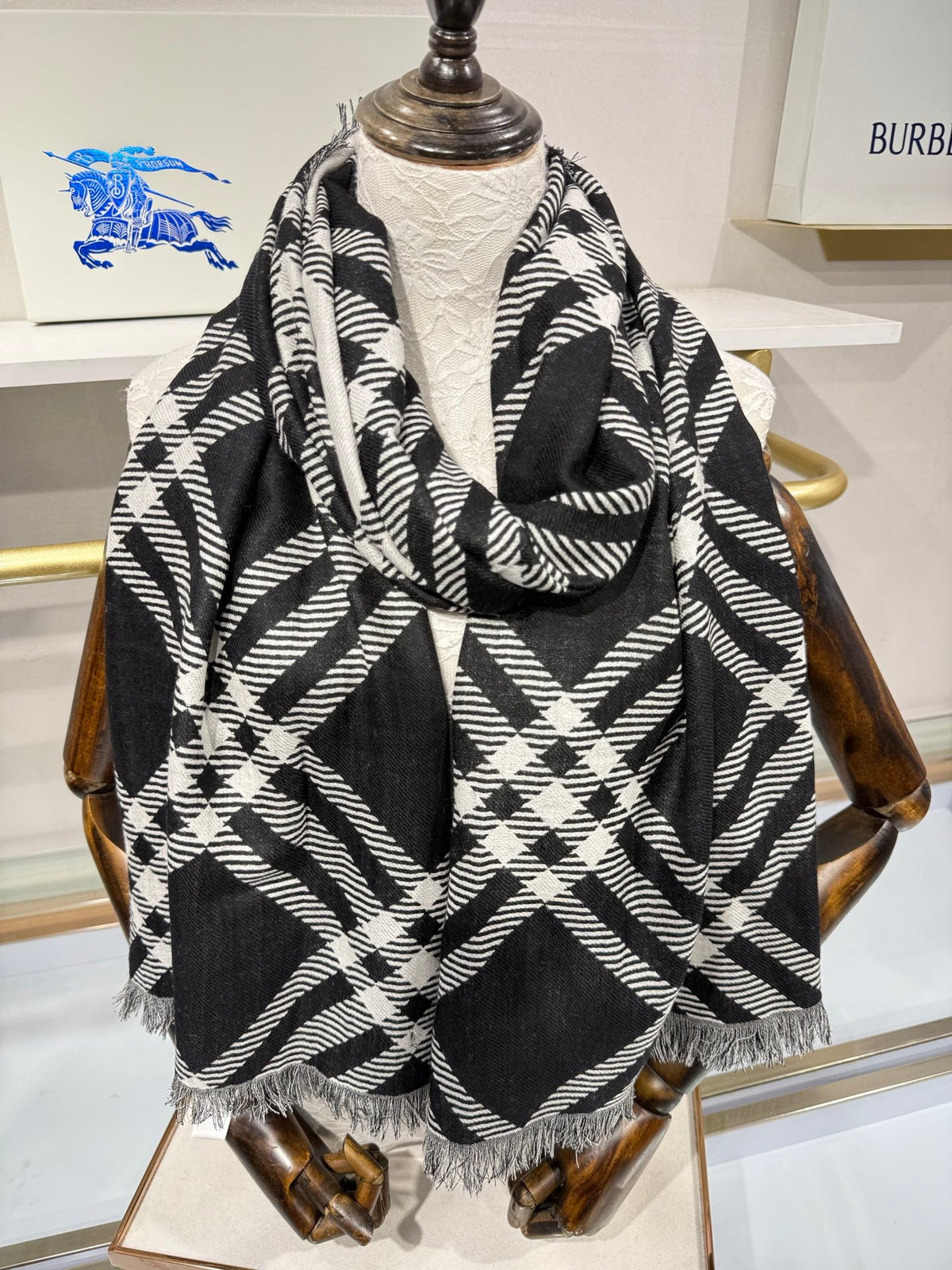 BRR  26s Scarf 200x65cm In Wool Silk 217513