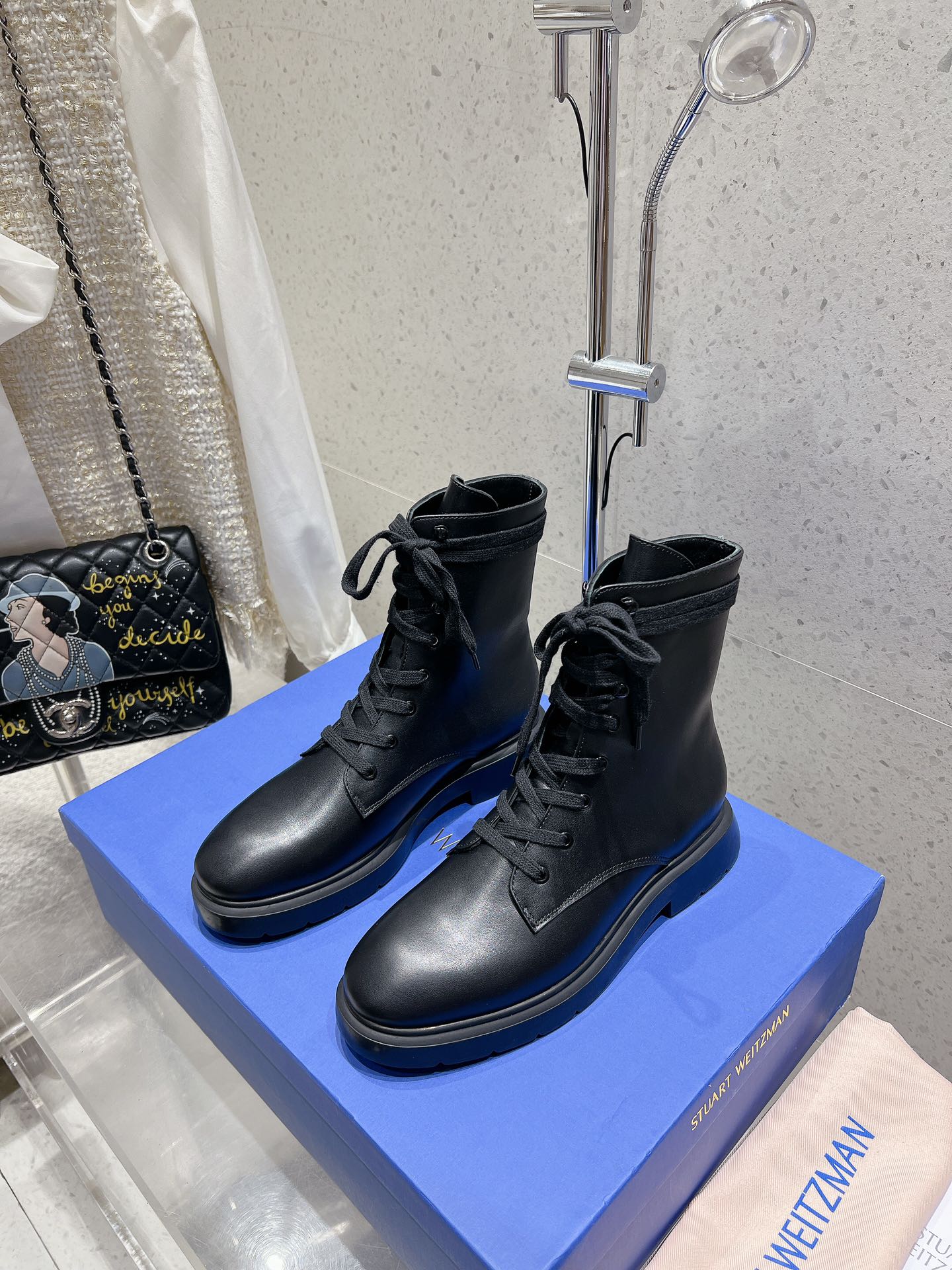 SW  Mckenzee Boot Black Leather 554363