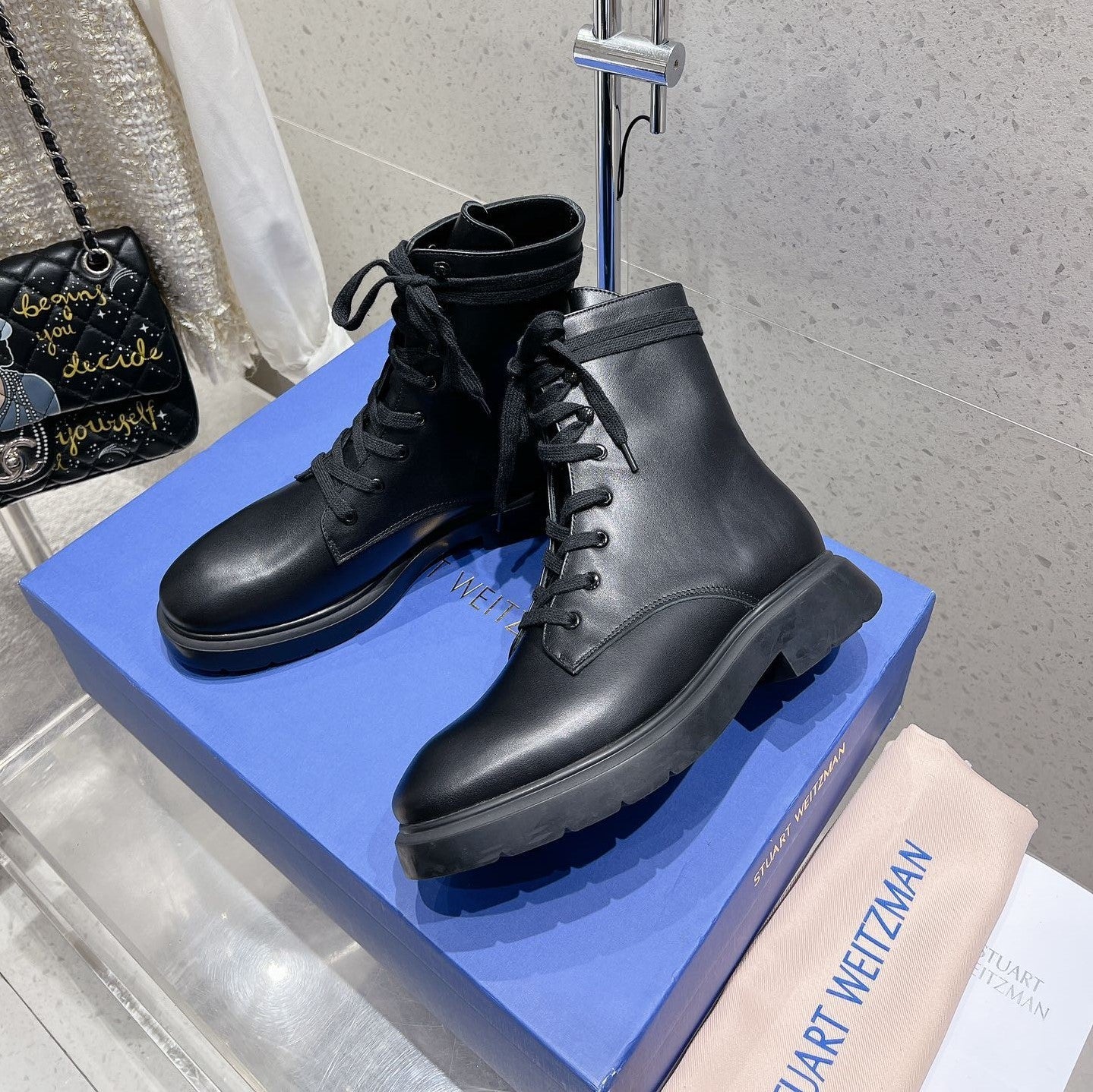 SW  Mckenzee Boot Black Leather 554363