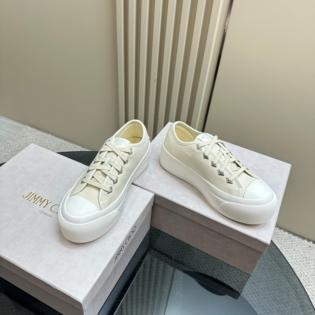 Jimmy Palma Maxi/F Trainers In Beige Canvas 583144