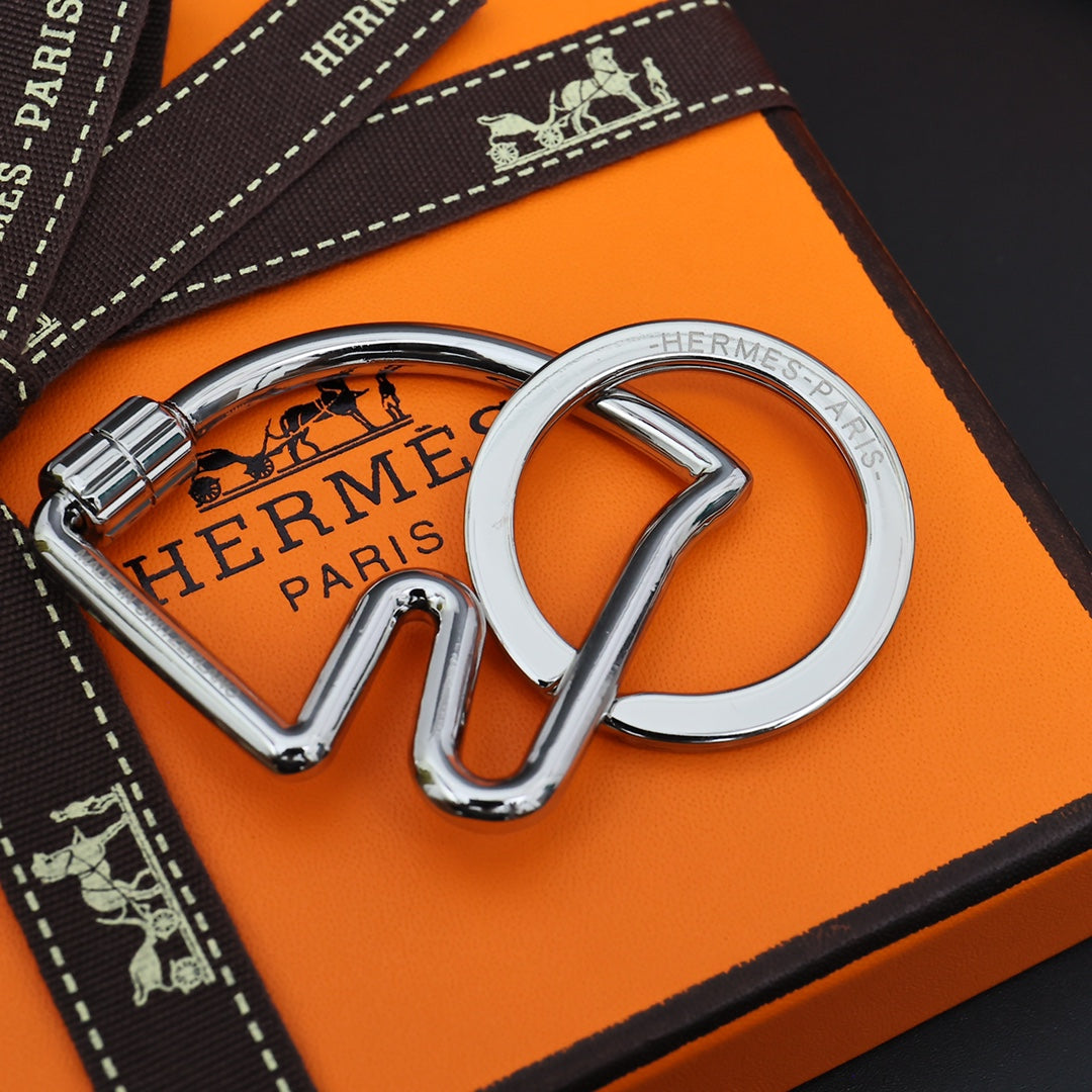 HM Horse Head Charm Silver Metal