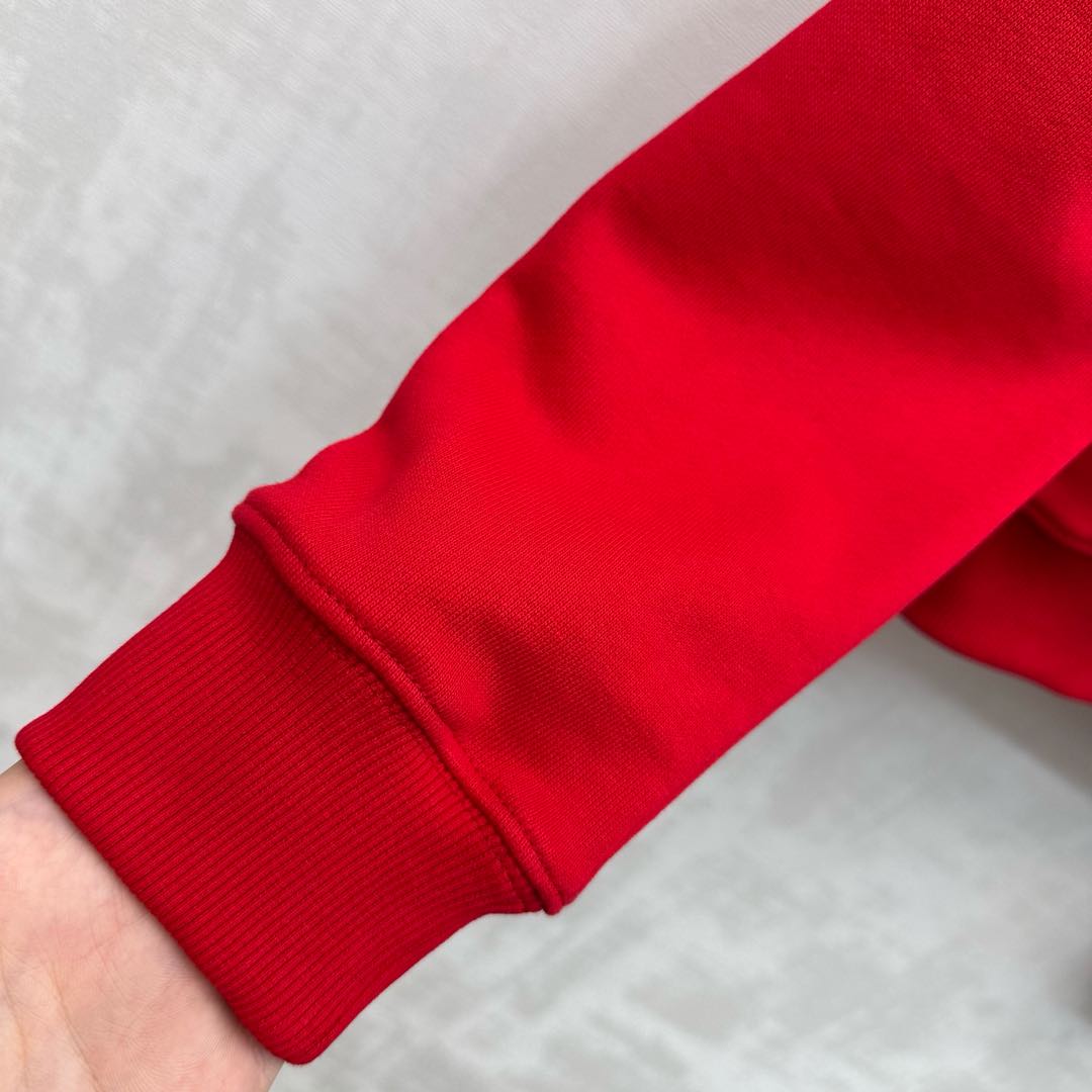 GG SS26 Sweat Shirt Print Red Cotton 350273