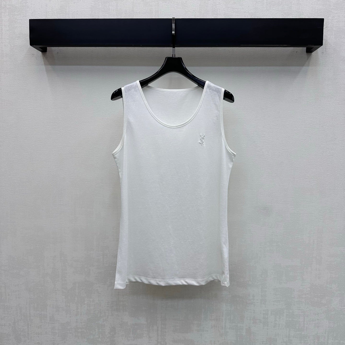 YSL 26s Icons Vest White Cotton 363970